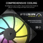 Corsair RS140 ARGB 14cm Black 2-Pack Case Fan