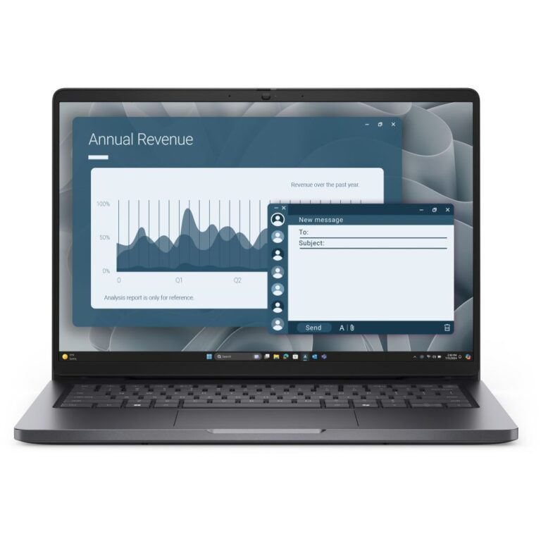 DELL Pro 14 PC14255 Ryzen 5 PRO 230 Laptop 14" FHD+ 16GB DDR5 512GB SSD Wi-Fi 6E Win 11 Pro UK Black
