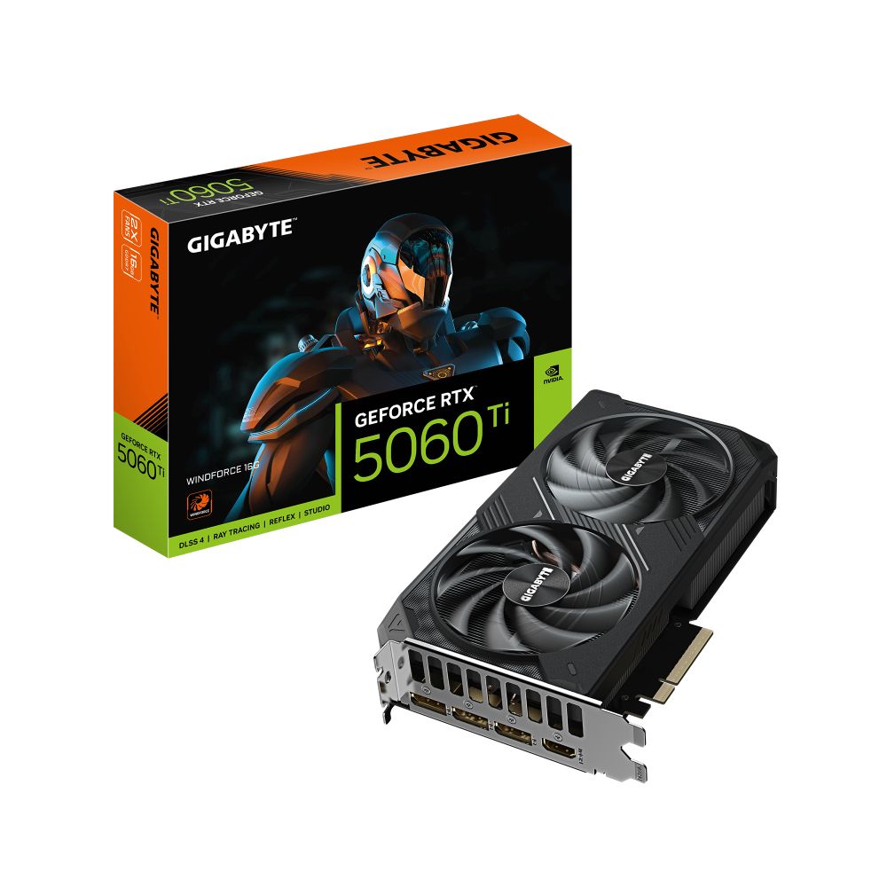 GIGABYTE RTX 5060 Ti 16G WINDFORCE Graphics Card