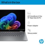 HP OmniBook X Flip 14-fm0001na Intel Core Ultra 7 16GB 256GB 14" 3K Touch Copilot+ Windows 11 Silver