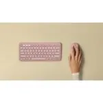Logitech Pebble Mouse 2 M350s Bluetooth Mouse - Tonal Rose