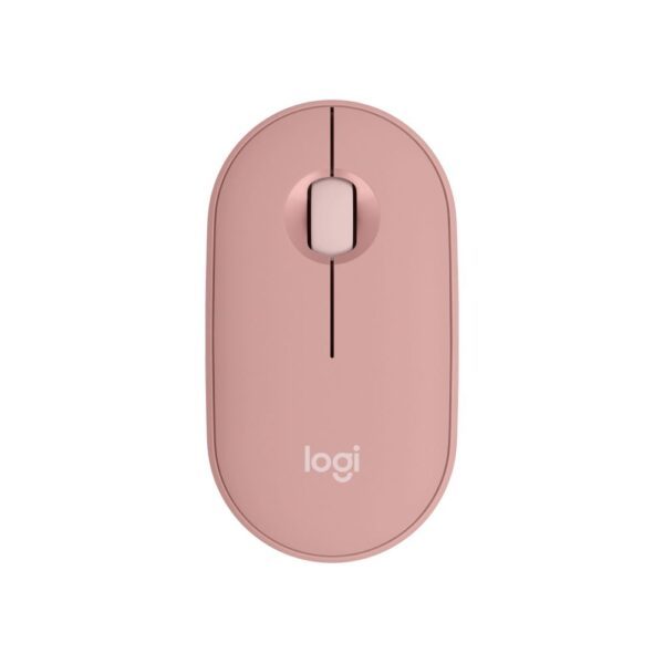 Logitech Pebble Mouse 2 M350s Bluetooth Mouse - Tonal Rose