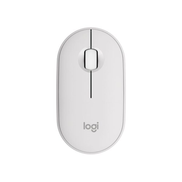 Logitech Pebble Mouse 2 M350s Bluetooth Mouse - Tonal White