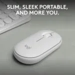 Logitech Pebble Mouse 2 M350s Bluetooth Mouse - Tonal White