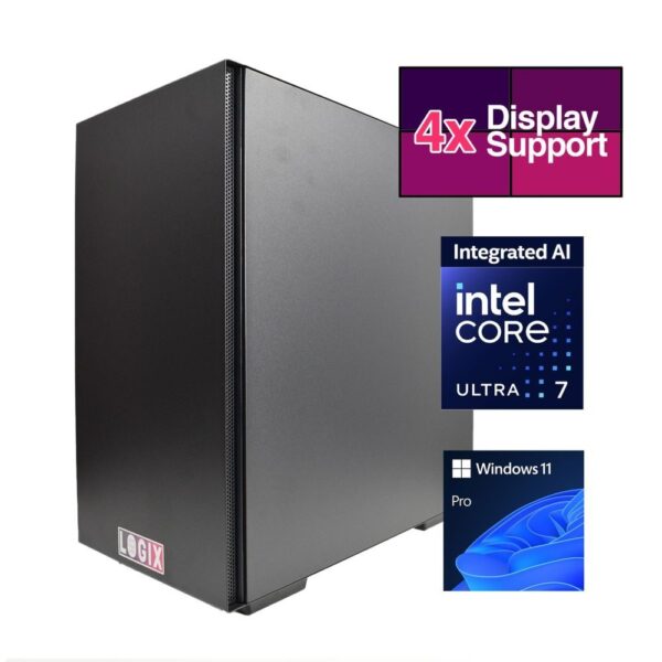 LOGIX Intel Core Ultra 7 20-Core, 32GB DDR5, 1TB NVMe, RTX 4060 8GB