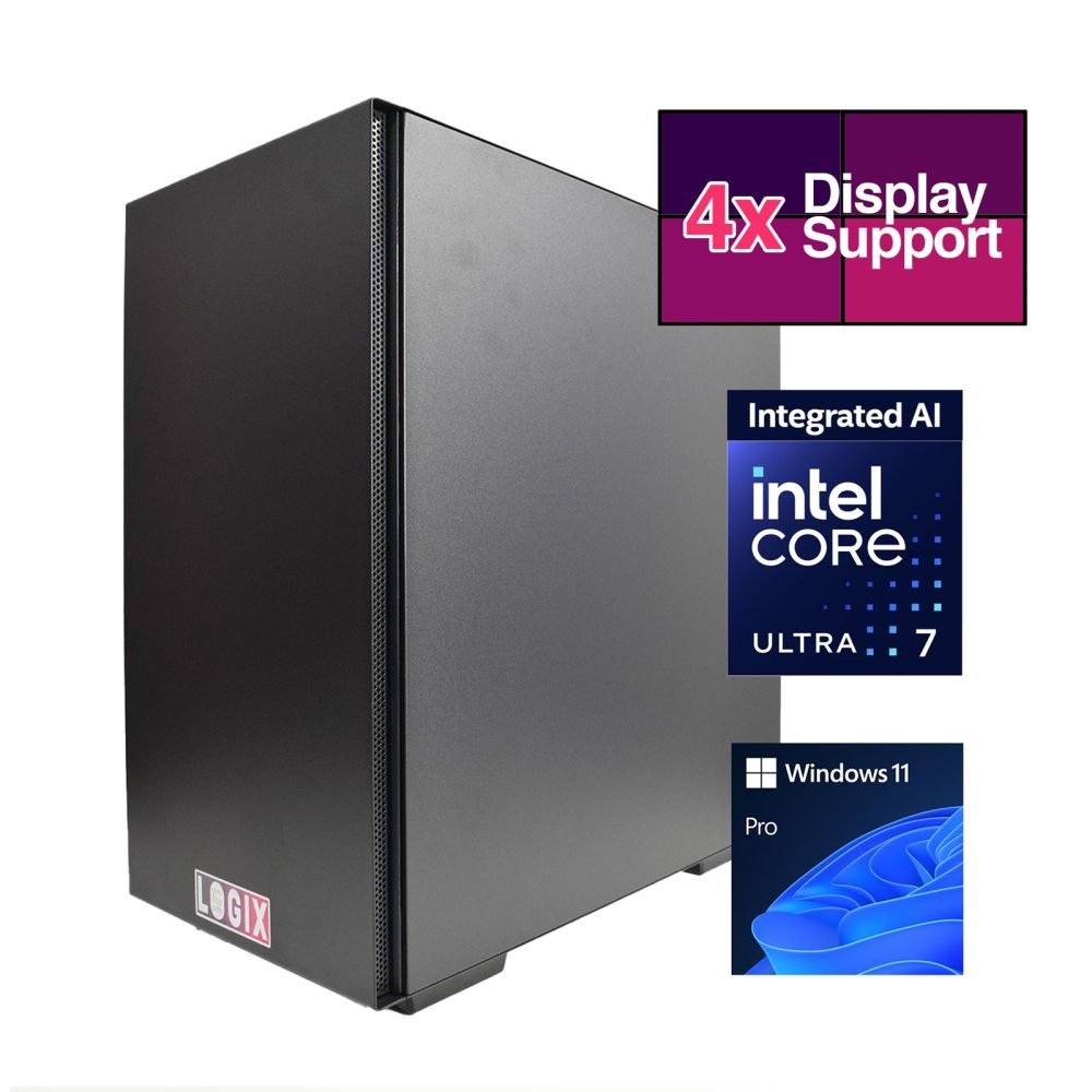 LOGIX Intel Core Ultra 7 20-Core, 32GB DDR5, 1TB NVMe, RTX 4060 8GB