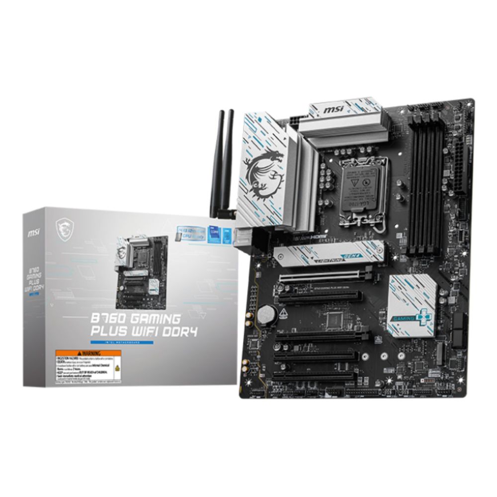 MSI B760 GAMING PLUS WIFI DDR4 ATX Motherboard LGA 1700