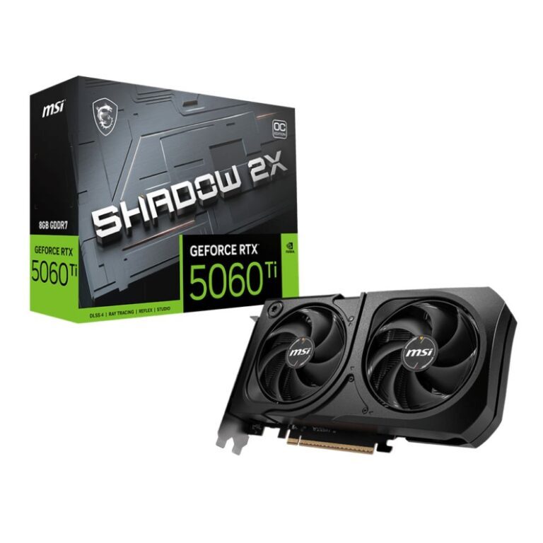 MSI GeForce RTX 5060 Ti 8GB Shadow 2X OC Plus