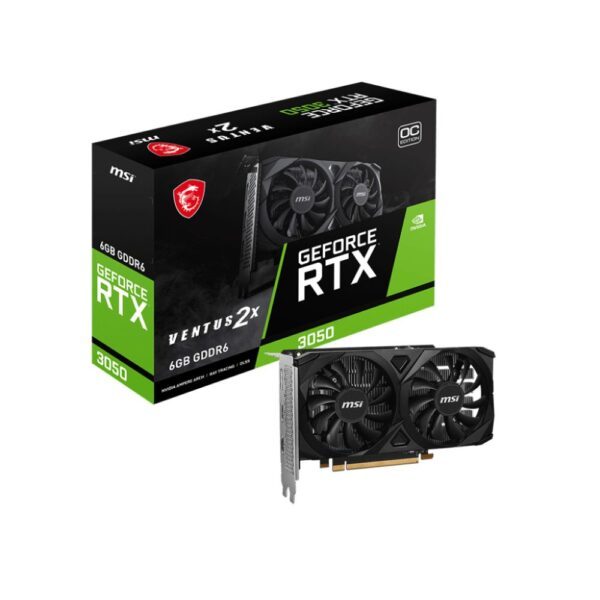 MSI VENTUS GeForce RTX 3050 6G OC 6GB GDDR6