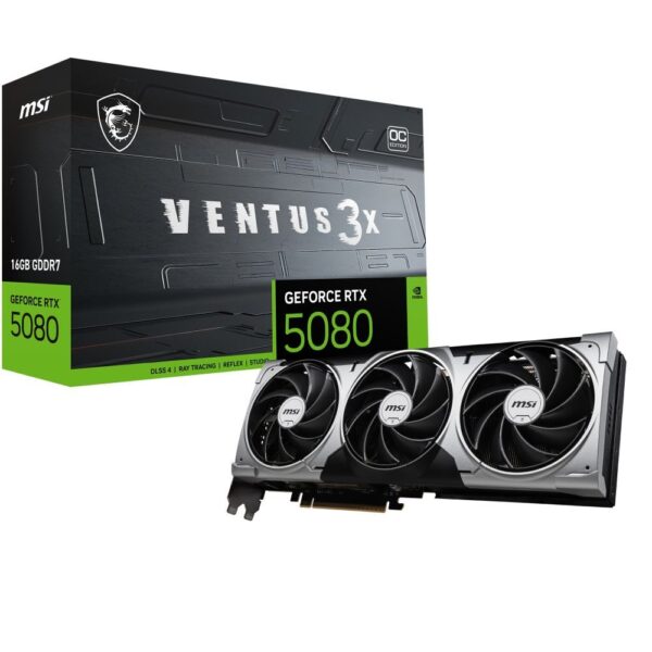 MSI VENTUS GeForce RTX 5080 16G 3X OC