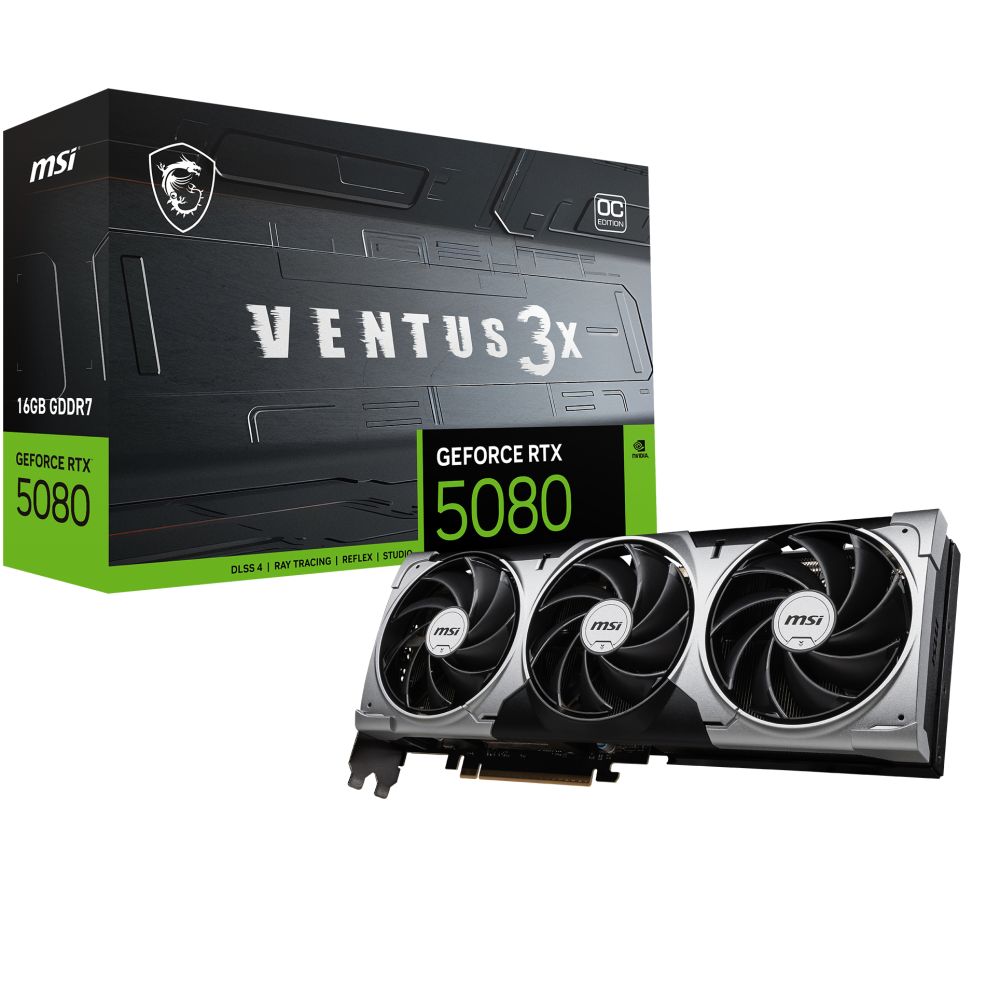 MSI VENTUS GeForce RTX 5080 16G 3X OC