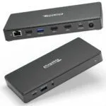 Plugable USB-C Dual 4K HDMI Docking Station with Power Delivery