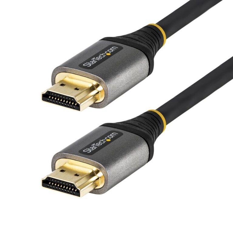 StarTech.com 0.5m Premium HDMI 2.0 Cable - 4K 60Hz, HDR10, ARC, Ethernet