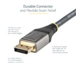 StarTech.com 10ft DisplayPort 1.4 Cable - 8K 60Hz, 4K 120Hz