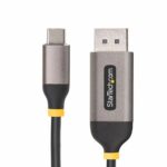 StarTech.com 10ft USB-C to DisplayPort 1.4 Cable, 8K 60Hz, 4K 144Hz, HDR, Thunderbolt 3/4 Compatible