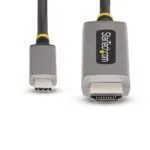 StarTech.com 10ft USB-C to HDMI 2.1 Cable, 8K 60Hz, 4K 144Hz, HDR10, Thunderbolt 3/4 Compatible
