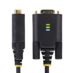 StarTech.com 10ft USB to Null Modem Serial Adapter Cable, FTDI, RS232, USB-A