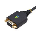StarTech.com 10ft USB to Null Modem Serial Adapter Cable, FTDI, RS232, USB-A