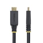 StarTech.com 10m Active HDMI 2.0 Cable, 4K 60Hz, 18Gbps, HDR10/ARC, Black