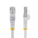 StarTech.com 10m CAT6a LSZH White S/FTP Patch Cable - 10GbE 500MHz PoE++