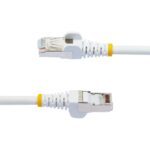 StarTech.com 10m CAT6a LSZH White S/FTP Patch Cable - 10GbE 500MHz PoE++