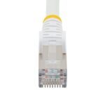 StarTech.com 10m CAT6a LSZH White S/FTP Patch Cable - 10GbE 500MHz PoE++