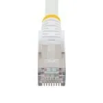 StarTech.com 10m CAT6a LSZH White S/FTP Patch Cable - 10GbE 500MHz PoE++