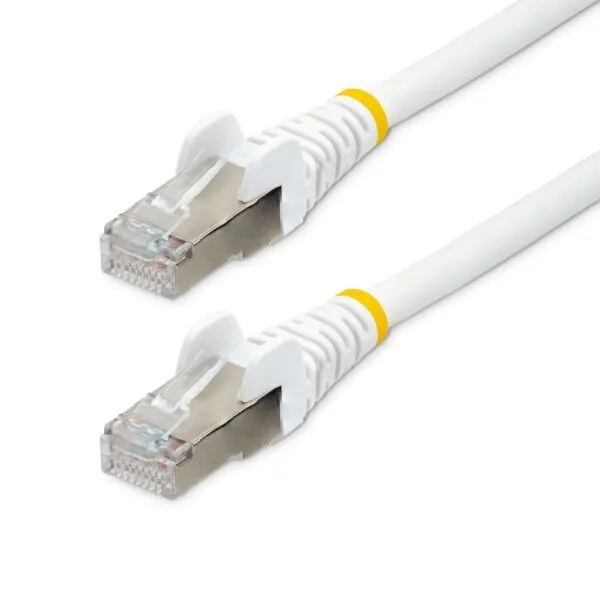 StarTech.com 10m CAT6a LSZH White S/FTP Patch Cable - 10GbE 500MHz PoE++