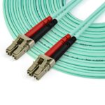 StarTech.com 10m LC/UPC to LC/UPC OM4 Multimode Fiber Optic Cable, 50/125µm LSZH
