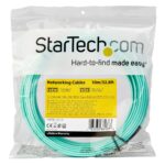 StarTech.com 10m LC/UPC to LC/UPC OM4 Multimode Fiber Optic Cable, 50/125µm LSZH