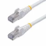 StarTech.com 10m White CAT8 Ethernet Cable, Snagless RJ45, 25G/40G, 2000MHz, PoE++, S/FTP, 26AWG, LSZH
