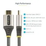 StarTech.com 12ft (4m) HDMI 2.1 Cable 8K - 48Gbps Ultra High Speed
