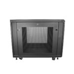 StarTech.com 12U 4-Post Lockable Server Rack Cabinet 19" with Casters