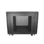 StarTech.com 12U 4-Post Lockable Server Rack Cabinet 19" with Casters