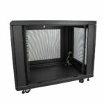 StarTech.com 12U 4-Post Lockable Server Rack Cabinet 19" with Casters