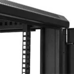 StarTech.com 12U 4-Post Lockable Server Rack Cabinet 19" with Casters