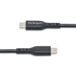 StarTech.com 13ft USB-C Charging & Sync Cable, 60W PD, USB 2.0, Black
