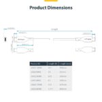 StarTech.com 13ft USB-C Charging & Sync Cable, 60W PD, USB 2.0, Black