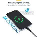 StarTech.com 13ft USB-C Charging & Sync Cable, 60W PD, USB 2.0, Black