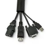 StarTech.com 15ft Flexible Coiled Cable Management Sleeve - Black