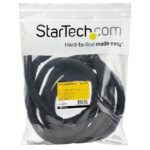 StarTech.com 15ft Flexible Coiled Cable Management Sleeve - Black