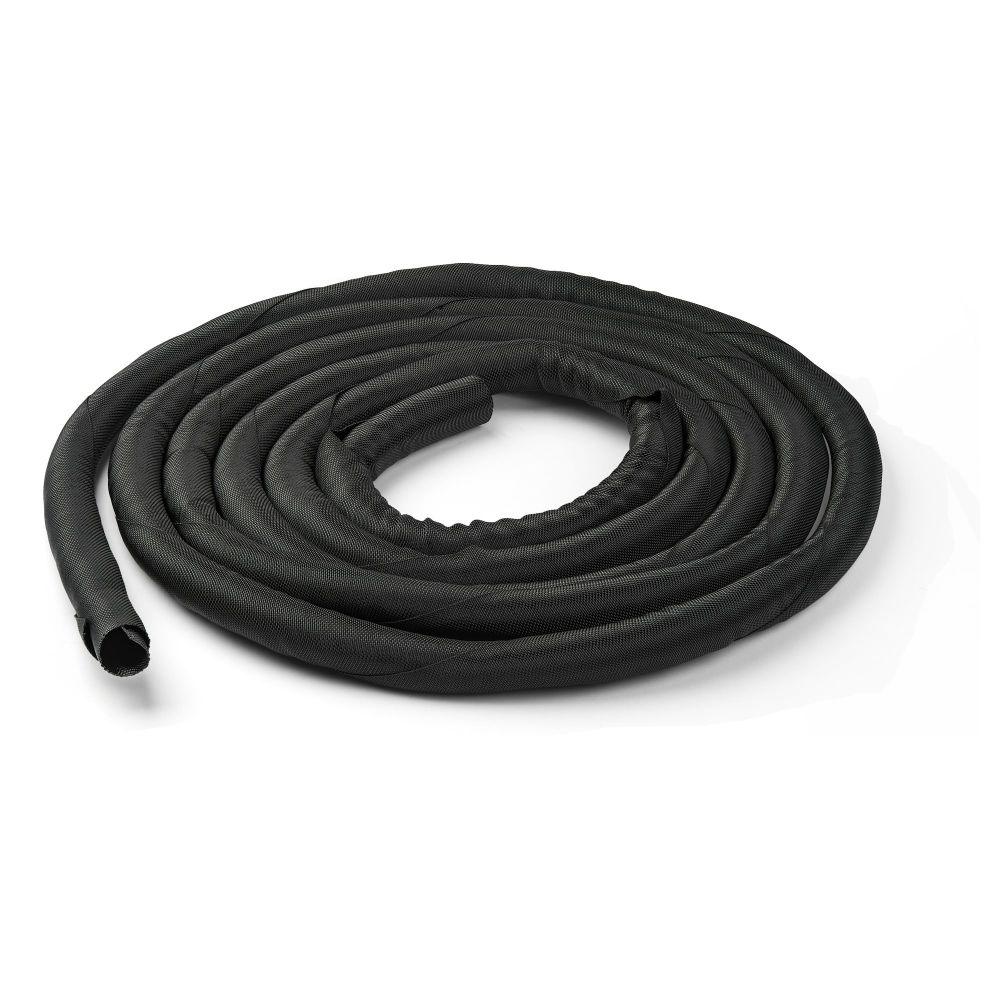 StarTech.com 15ft Flexible Coiled Cable Management Sleeve - Black