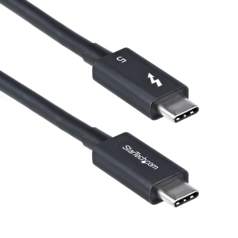 StarTech.com 1.5ft Thunderbolt 5 Cable, 80Gbps/120Gbps, 240W PD, 8K 60Hz, Compatible w/Thunderbolt 4/USB4/USB-C