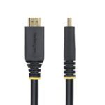 StarTech.com 15m Active High Speed HDMI Cable, 4K 60Hz, HDMI 2.0, HDR10, 18Gbps