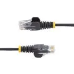 StarTech.com 15m Black Slim CAT6 Ethernet Cable, UTP, 28AWG, LSZH