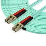 StarTech.com 15m LC/UPC to LC/UPC OM4 Multimode LC Zipcord Cable, LSZH