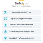 StarTech.com 1.5m Slim CAT6 Cable, Snagless RJ45, Black