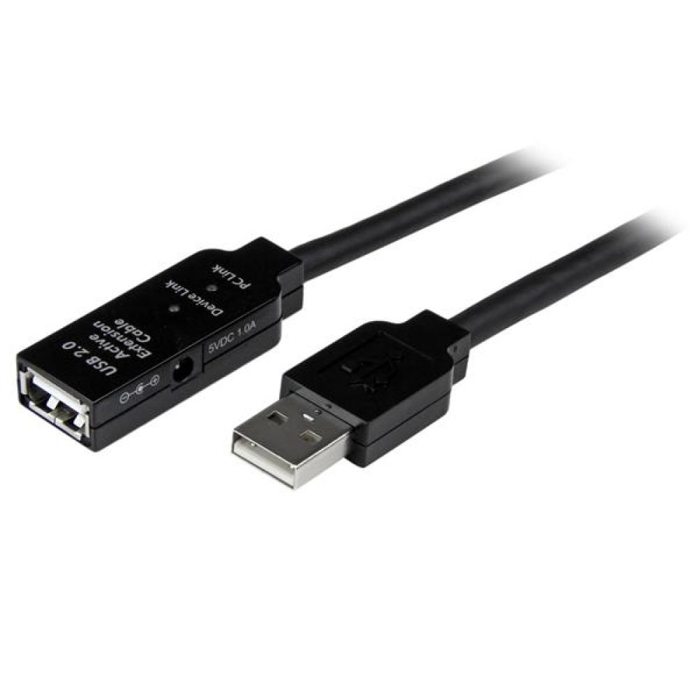 StarTech.com 15m USB 2.0 Active Extension Cable M/F