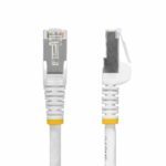 StarTech.com 15m White CAT8 Ethernet Cable, Snagless RJ45, 25G/40G, 2000MHz, S/FTP, LSZH