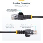 StarTech.com 1.5m White Slim CAT6 Ethernet Cable, 100W PoE, UTP, 28AWG